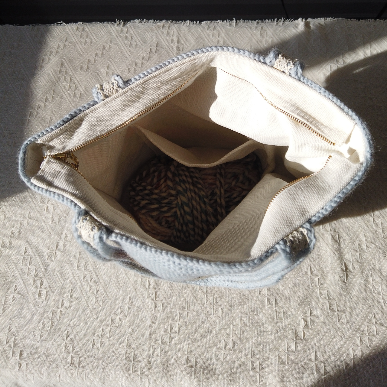 Sailor Moon Inspired Wool Tote Bag - Double-Sided Design