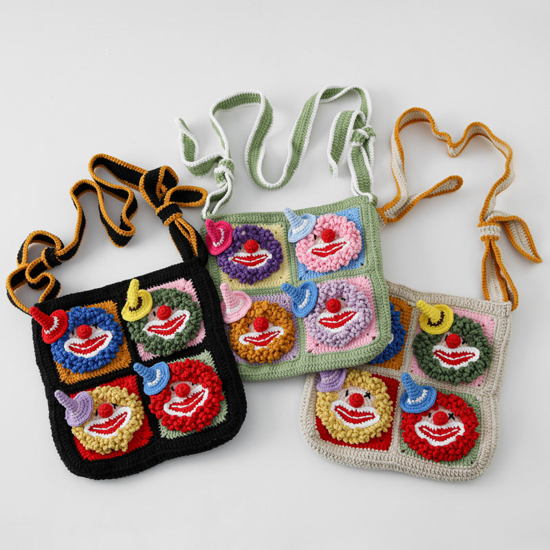 Circus Clown Crossbody Bag Shoulder Bag