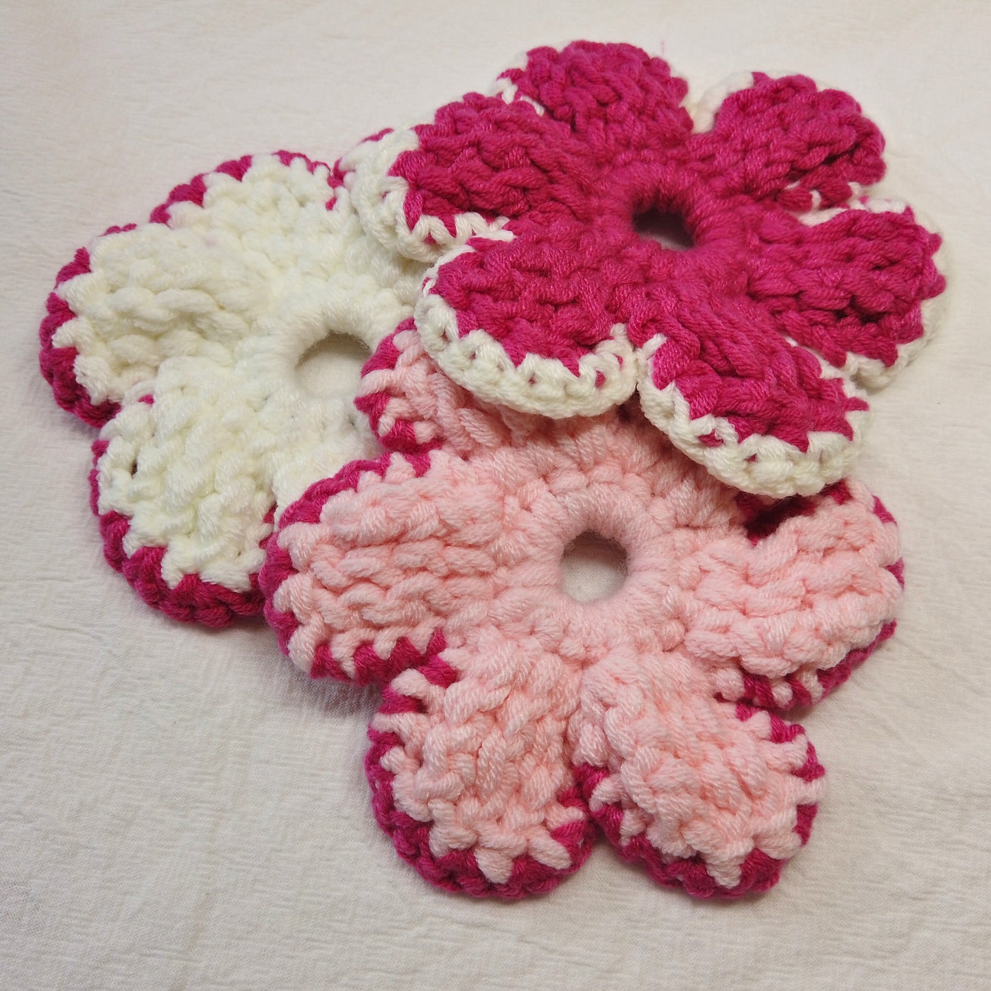Blossom Charm Scrunchies - Petal Series