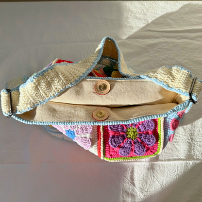 Daisy Daydream - The Blue Skies Patchwork Bag