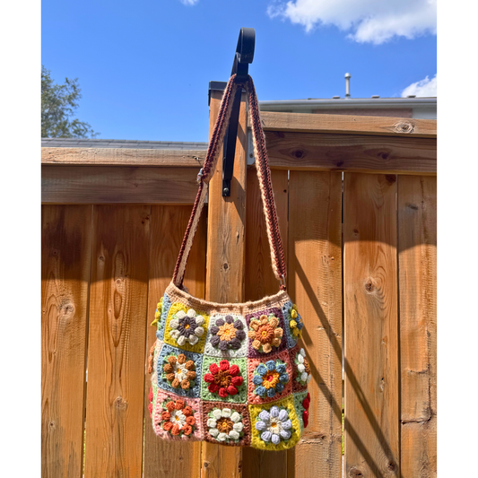 Maple Granny Square Bag