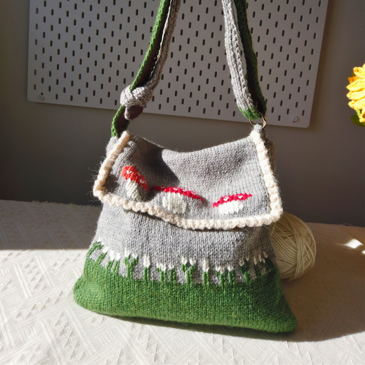 Mossy Mushroom Crossbody Bag