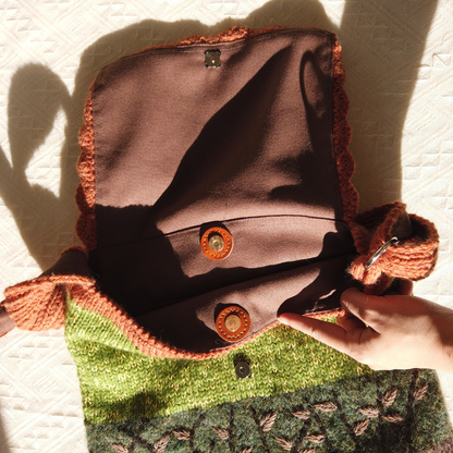 Honey Bee Knitted Crossbody Bag