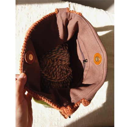 Honey Bee Knitted Crossbody Bag