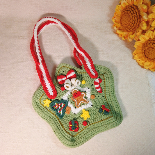 Holly Jolly Crochet Bag