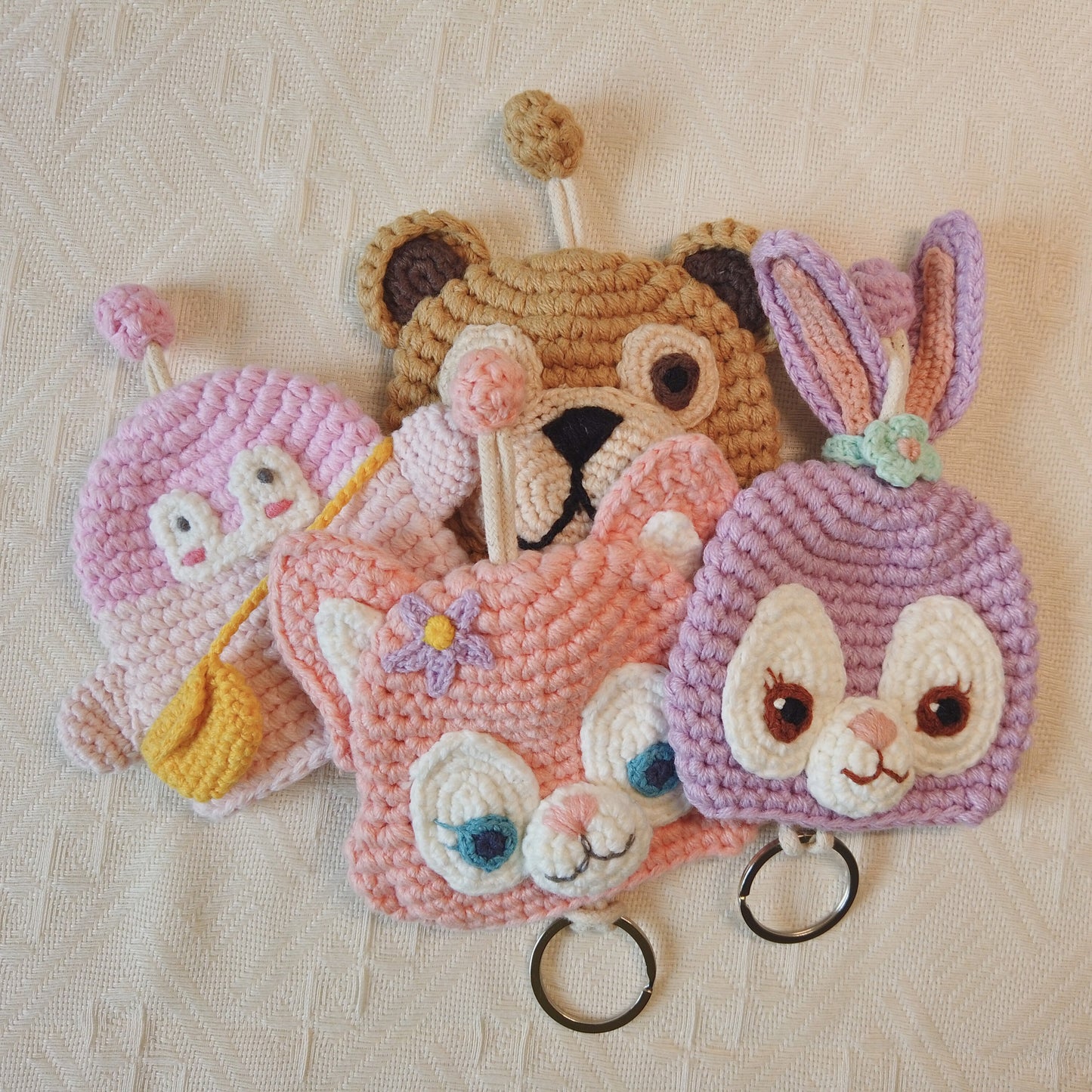 Handmade Key Bag - Disney Animal Friends Series