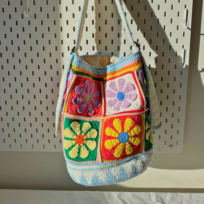 Daisy Daydream - The Blue Skies Patchwork Bag