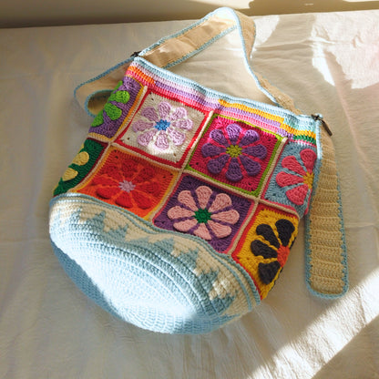 Daisy Daydream - The Blue Skies Patchwork Bag