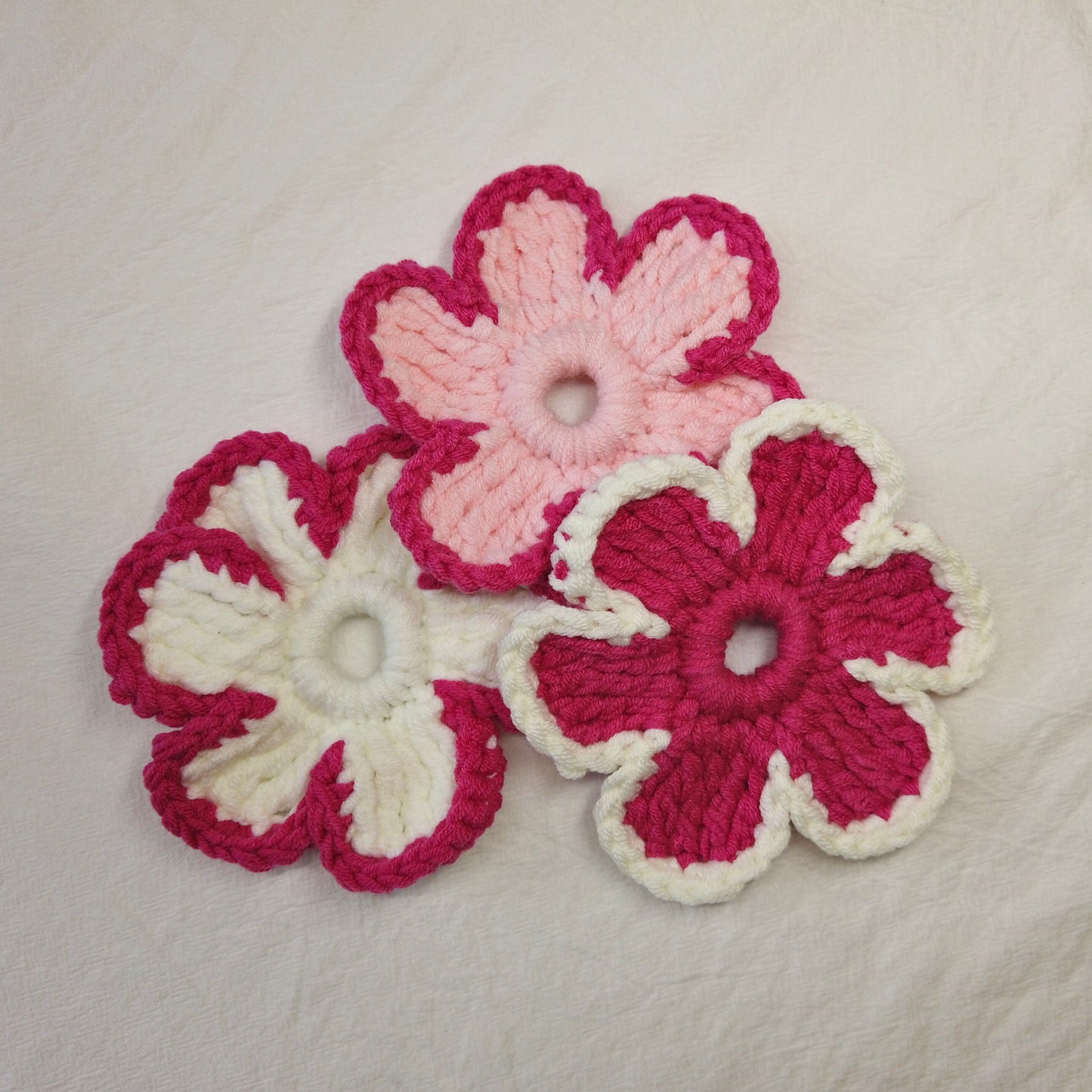 Blossom Charm Scrunchies - Petal Series