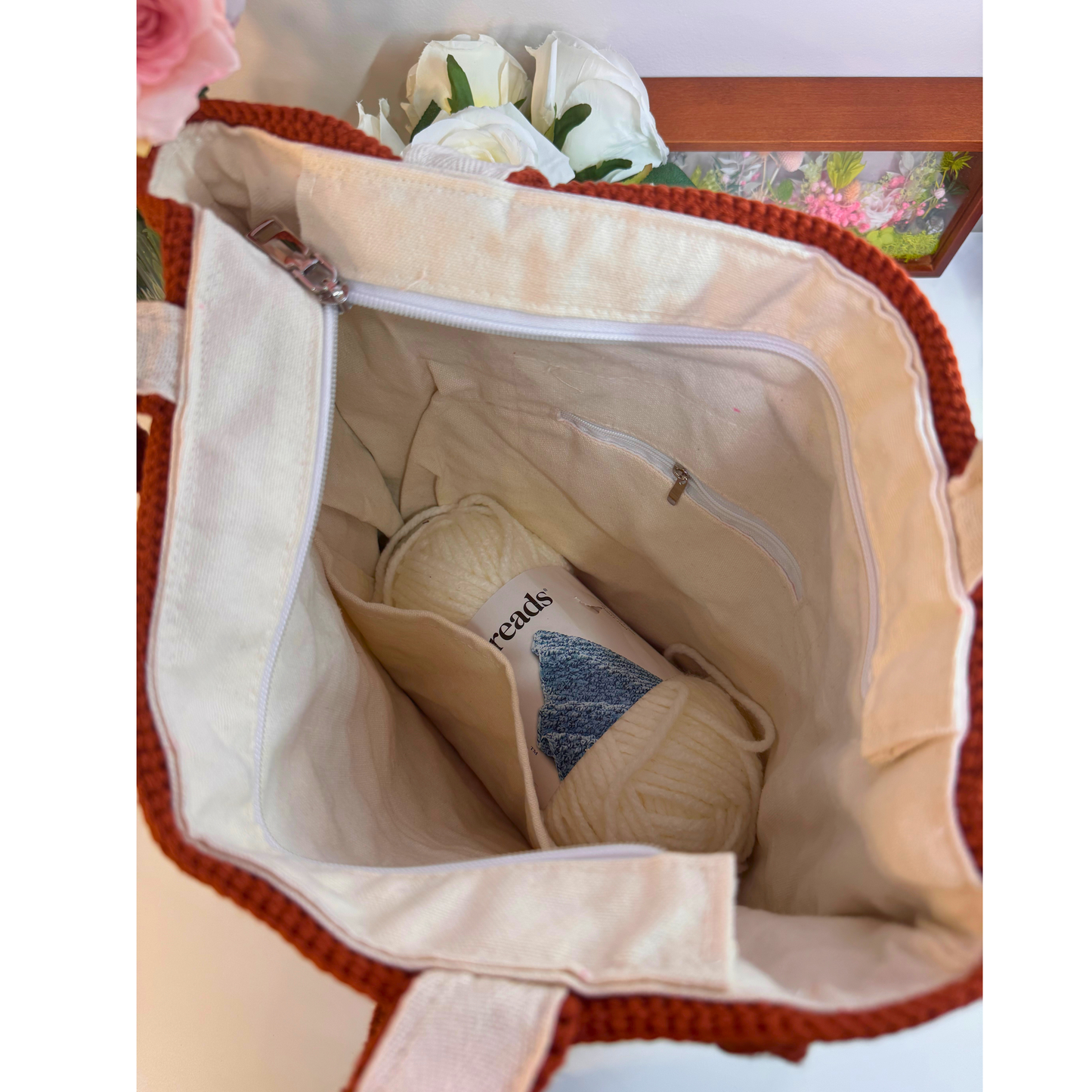 Sienna Granny Square Tote 🍂