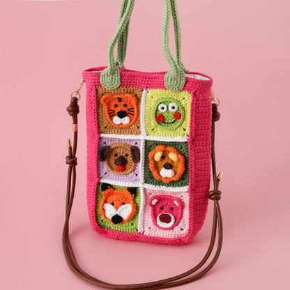 Handcrafted Crochet Animal Handbag