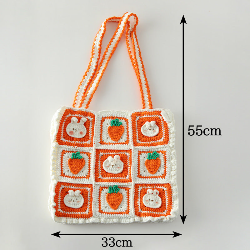 Crochet Handbag - Carrot