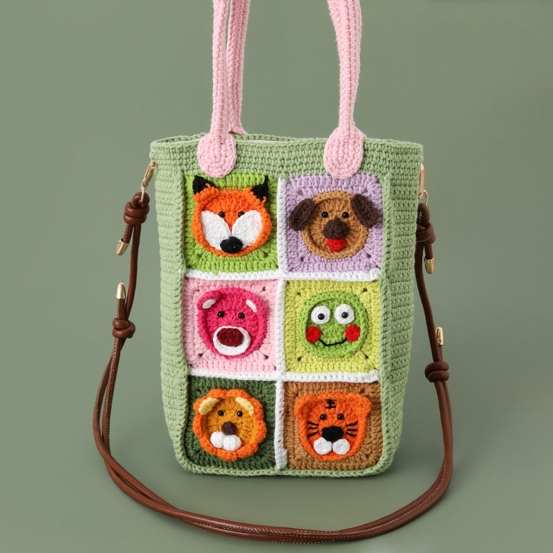 Handcrafted Crochet Animal Handbag