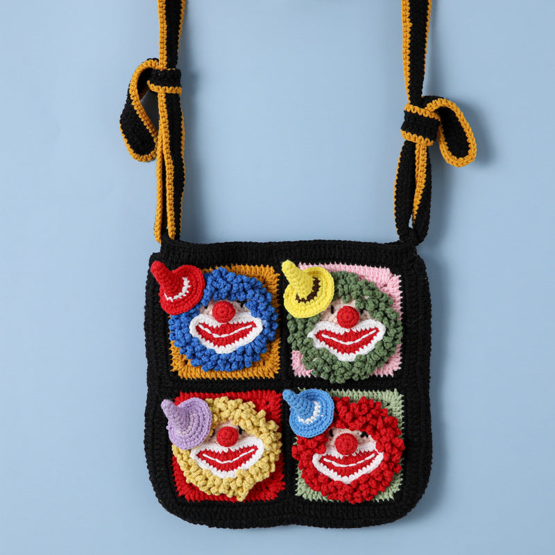 Circus Clown Crossbody Bag Shoulder Bag