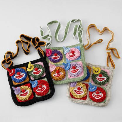 Circus Clown Crossbody Bag Shoulder Bag