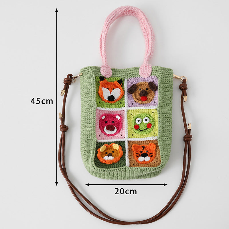 Handcrafted Crochet Animal Handbag