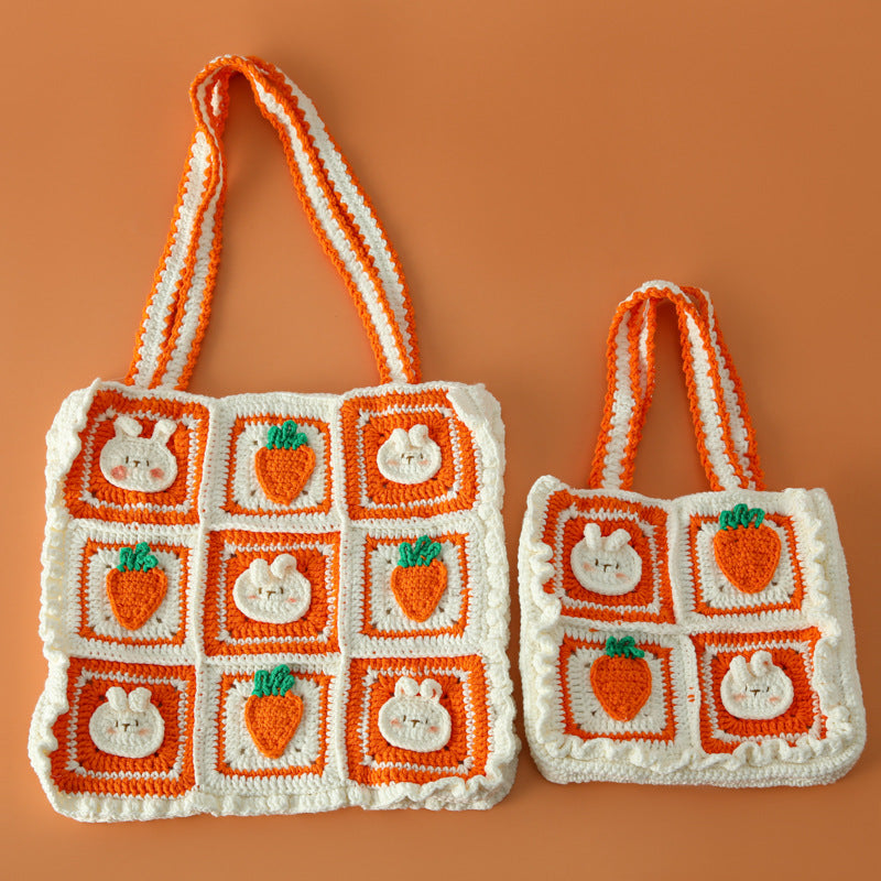 Crochet Handbag - Carrot