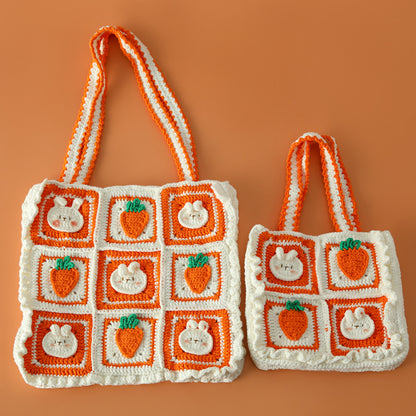 Crochet Handbag - Carrot