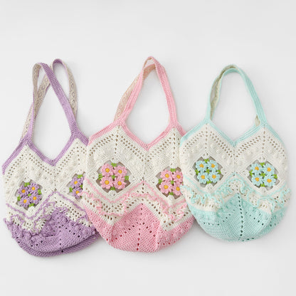 Floral Basket Bag