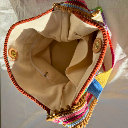 Wanderlust Melody - The Rainbow Fringe Bucket Ba