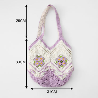 Floral Basket Bag