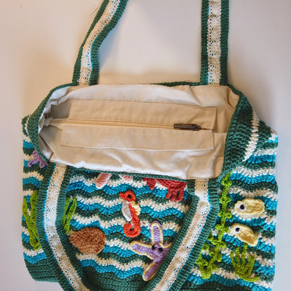 Under the Sea Edition - Crochet Tote Bag